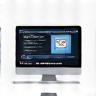 Icon representing post-production editing software interface