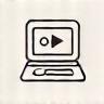 Icon representing social media video
